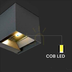 Solární nástěnné svítidlo V-TAC 9 W LED COB, s nastavitelným úhlem svícení, černé čtvercové, 15 × 15 cm, IP65, VT-11109, 4000 K, 860 lm 7 Solární nástěnné svítidlo V-TAC 9 W LED COB, s nastavitelným úhlem svícení, černé čtvercové, 15 × 15 cm, IP65, VT-11109, 4000 K, 860 lm small 7