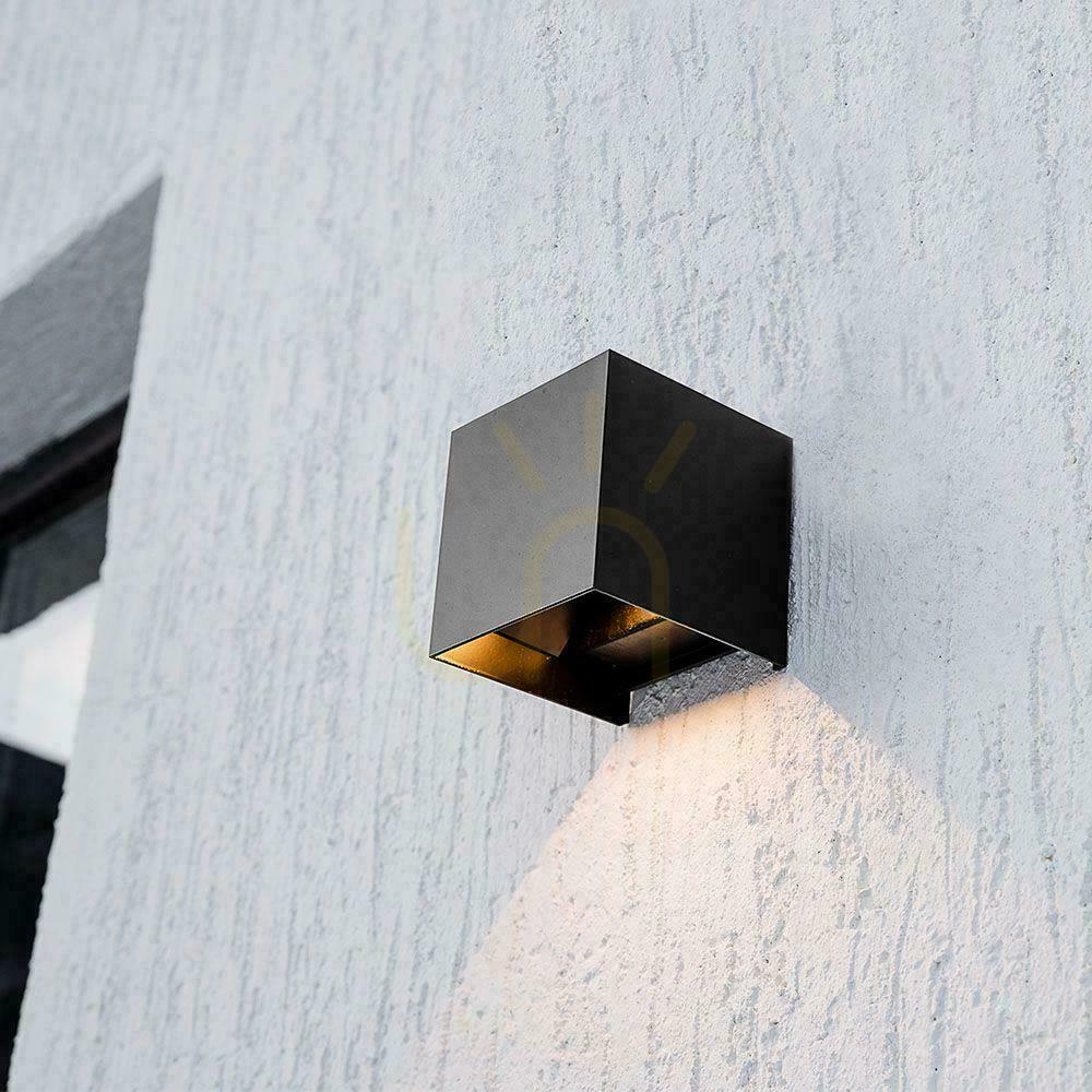 Zobrazit Solární nástěnné svítidlo V-TAC 9 W LED COB, s nastavitelným úhlem svícení, černé čtvercové, 15 × 15 cm, IP65, VT-11109, 4000 K, 860 lm Solární nástěnné svítidlo V-TAC 9 W LED COB, s nastavitelným úhlem svícení, černé čtvercové, 15 × 15 cm, IP65, VT-11109, 4000 K, 860 lm