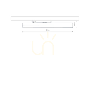 Světlo CTLS LINE LED 20 W na lištu 12320 od Nowodvorski 2 Světlo CTLS LINE LED 20 W na lištu 12320 od Nowodvorski small 2