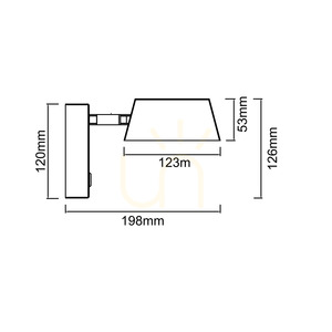 Nástěnné svítidlo Timo Open Design Highlights bílé LED 6W 3000K IP20 small 5