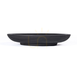 Dřevěný servírovací talíř BAZAR BIZAR černý 60 cm XL 2 Dřevěný servírovací talíř BAZAR BIZAR černý 60 cm XL small 2