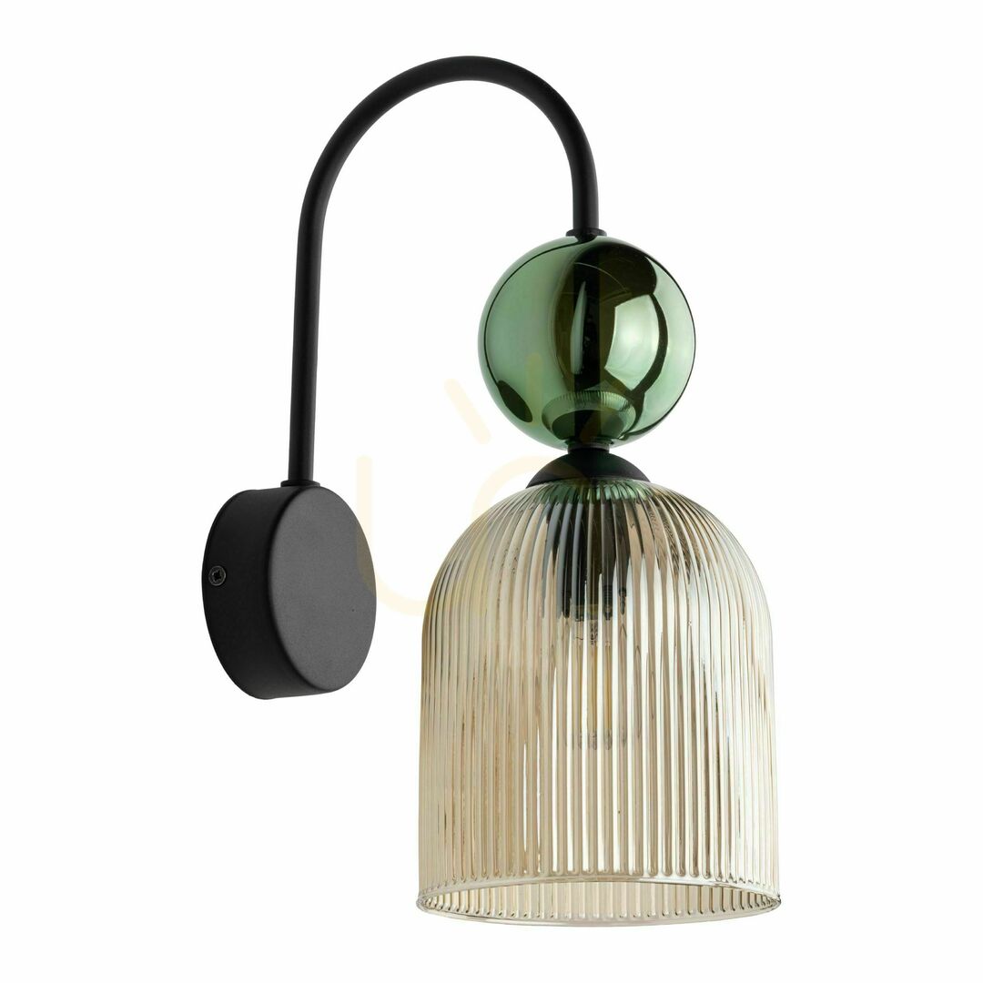 Sophia Green Cognac Wandleuchte 1 Xe14
