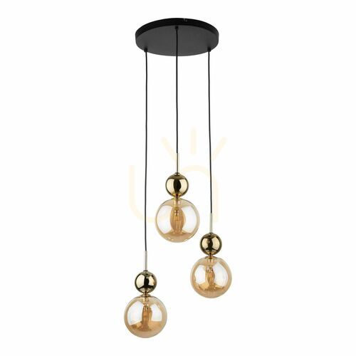 Kontrola Závěsné svítidlo Sia Gold 3 × G9