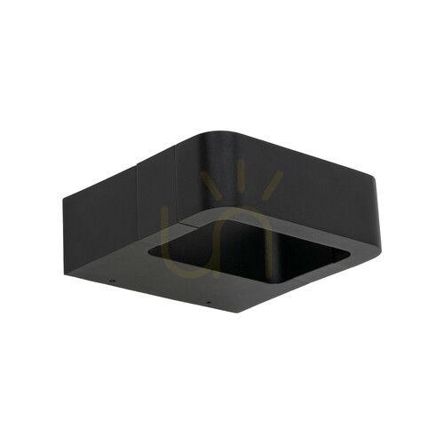 Kontrola Nástěnné svítidlo Arius Black IP54