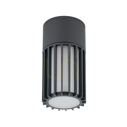 Kontrola Stropní svítidlo Ribo Gray IP54, 1 x E27