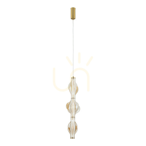 Kontrola Závěsné svítidlo Elva Brass 22 W LED