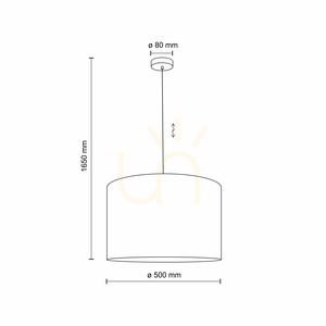 Závěsné svítidlo Vellum Sabia 1 Xe27 small 8