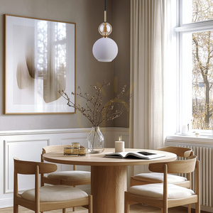 Bílé závěsné svítidlo Sophia Cognac 1 Xe14 small 1