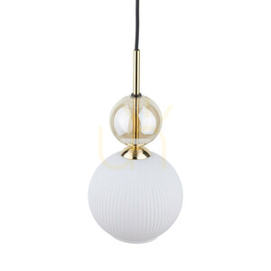 Bílé závěsné svítidlo Sophia Cognac 1 Xe14 small 7
