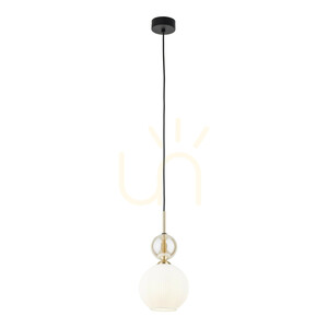 Bílé závěsné svítidlo Sophia Cognac 1 Xe14 small 8