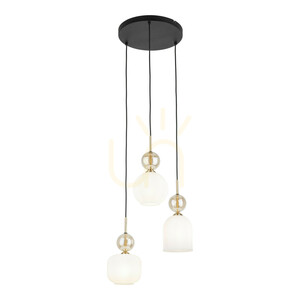 Závěsné svítidlo Sophia Cognacwhite, 3 žárovky Xe14 small 9