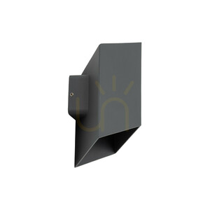 LED nástěnné svítidlo Cube Gray, IP 54 small 2