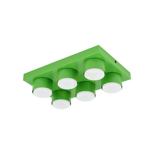 Kontrola Stropní svítidlo Brix Green 6 Xgx53