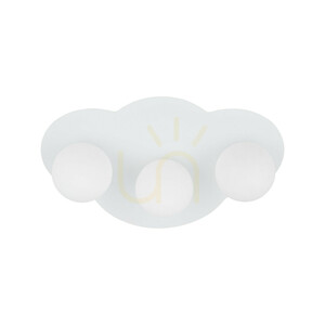 Nové bílé nástěnné svítidlo Cloud 3 Xg9 small 4