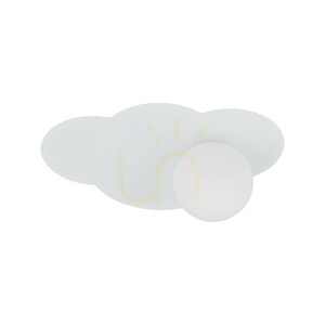 Nové bílé nástěnné svítidlo Cloud 1 Xg9 small 5