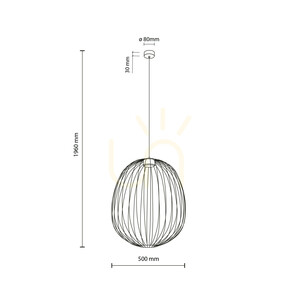 Závěsné svítidlo Sphera L Sabia 1 Xgx53 small 8
