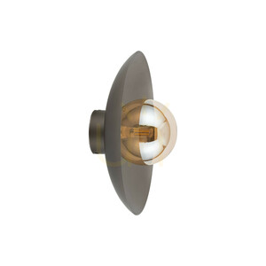 Nová hnědá skleněná nástěnná lampa Slate 1 Xg9 small 0