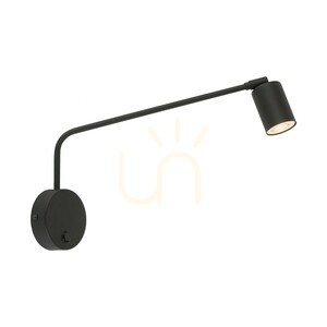 Nástěnné svítidlo Nex Black 1 XGU10 small 7