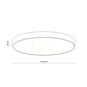 Stropní LED svítidlo Velis White 60 W, IP54 small 9