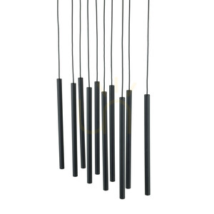 Závěsné svítidlo Ferro Black, 10 Xg9 Strip small 3