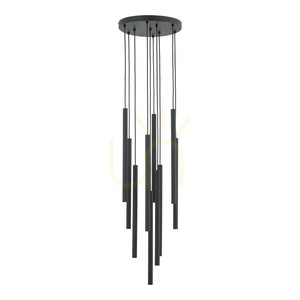 Závěsné svítidlo Ferro Black 10 Xg9 Circle small 9