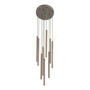 Závěsné svítidlo Ferro New Brown, 10 XG9, kruhové small 5