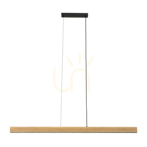 Závěsné svítidlo Viga Wood LED z broušeného borového dřeva v antickém stylu small 10