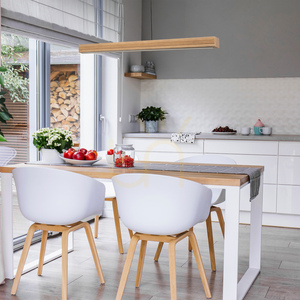 Závěsné svítidlo Viga Wood LED z broušeného borového dřeva v antickém stylu small 3