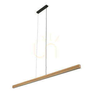 Závěsné svítidlo Viga Wood LED z broušeného borového dřeva v antickém stylu small 0