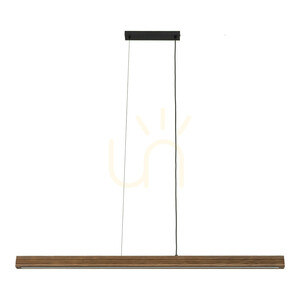 Závěsné svítidlo Viga Wood LED z broušeného borovicového a ořechového dřeva small 11