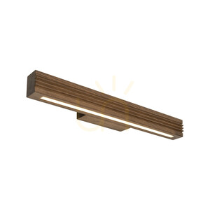 Nástěnné svítidlo Viga Wood LED z broušeného borovicového a ořechového dřeva small 5