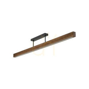 Stropní svítidlo Viga Wood LED z broušeného borovicového a ořechového dřeva small 0