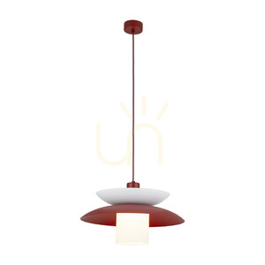 Závěsné svítidlo Verado Burgundy 1 small 6