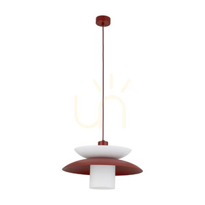 Závěsné svítidlo Verado Burgundy 1 small 0