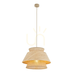 Závěsné svítidlo Kalum Wood 1 Xe27 small 4