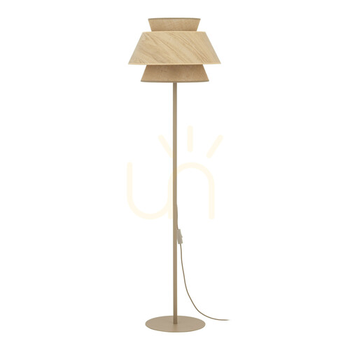 Kontrola Stojací lampa Kalum Wood 1 Xe27