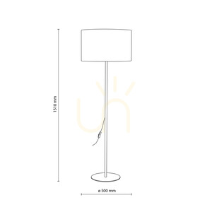 Stojací lampa Dalum Olive 1x E27 small 7