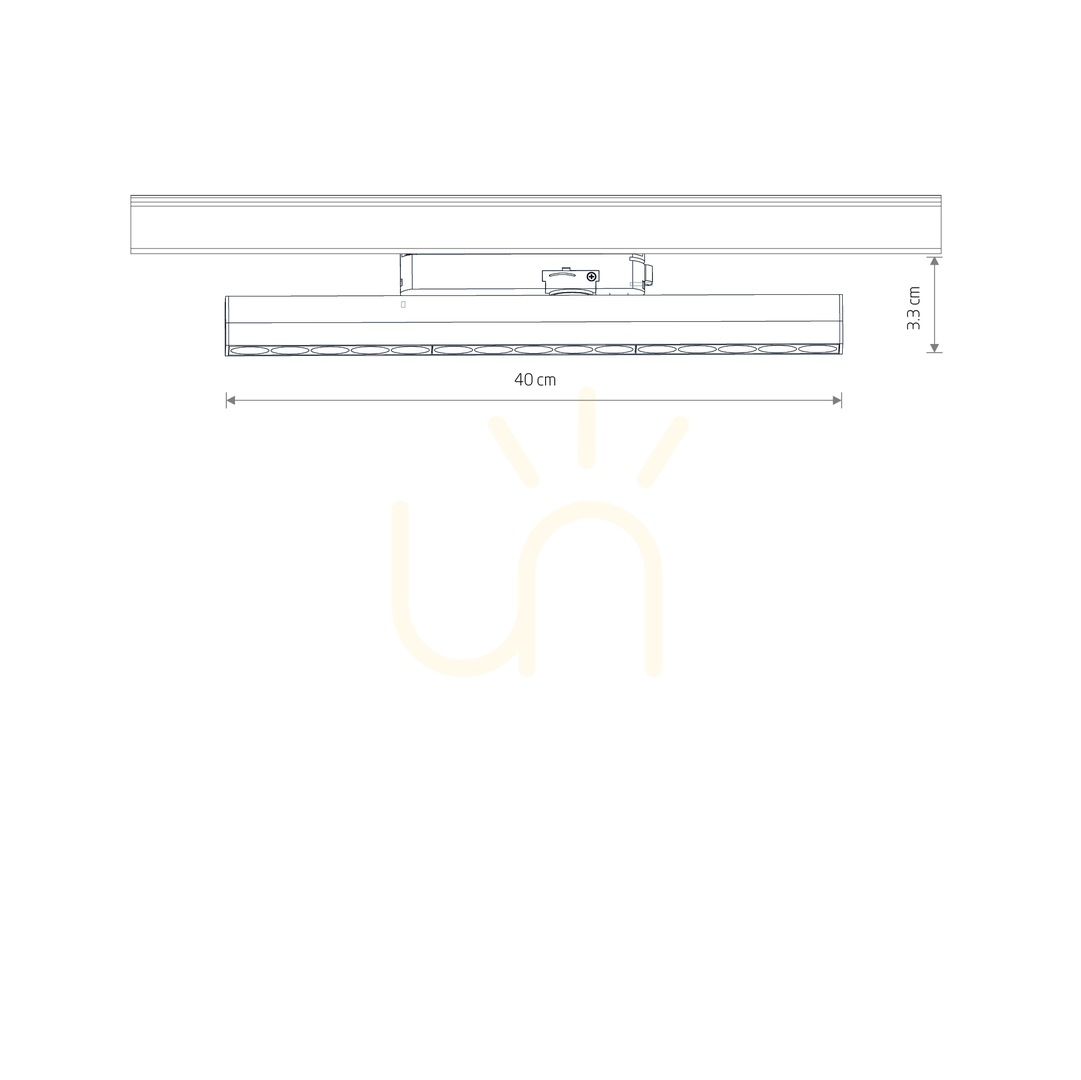 Pohled PROFILE LINE LED 20 W 12400 – kolejnicové svítidlo od společnosti Nowodvorski PROFILE LINE LED 20 W 12400 – kolejnicové svítidlo od společnosti Nowodvorski