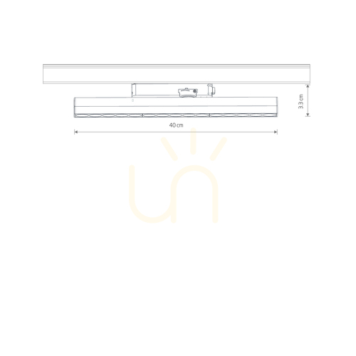 Kontrola PROFILE FOCUS LINEAR LED 15 W 12394 – kolejnicové osvětlovací těleso od společnosti Nowodvorski