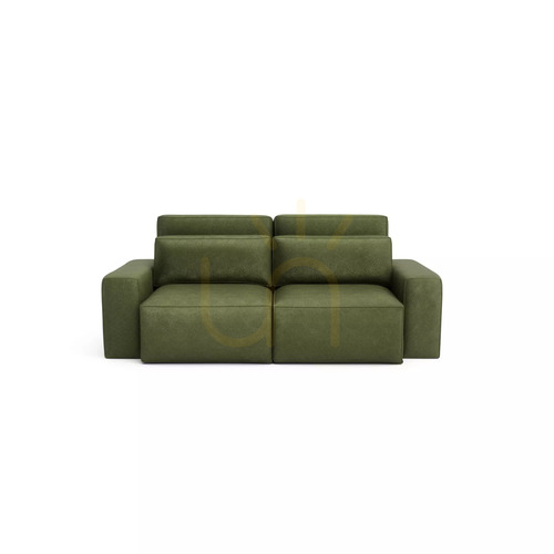 Kontrola Třímístná rozkládací pohovka JORDAAN – barva khaki od City Sofa