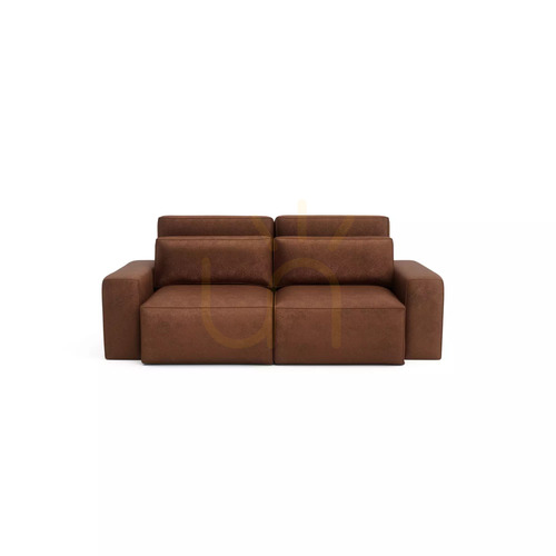 Kontrola Rozkládací pohovka JORDAAN pro 3 osoby – cihlově červená, City Sofa