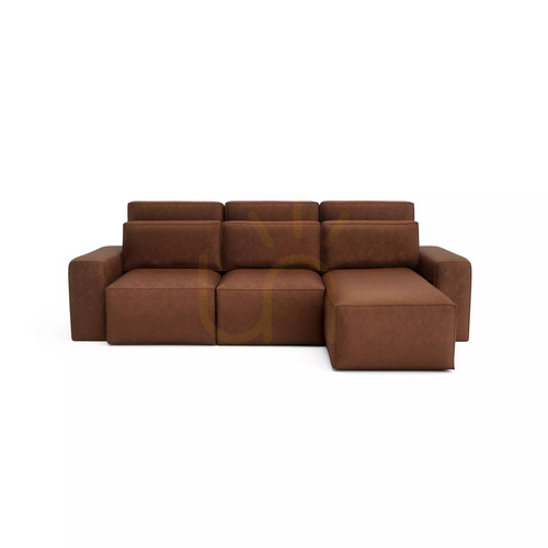 Kontrola Univerzální rohová rozkládací pohovka JORDAAN – cihlově červená, City Sofa
