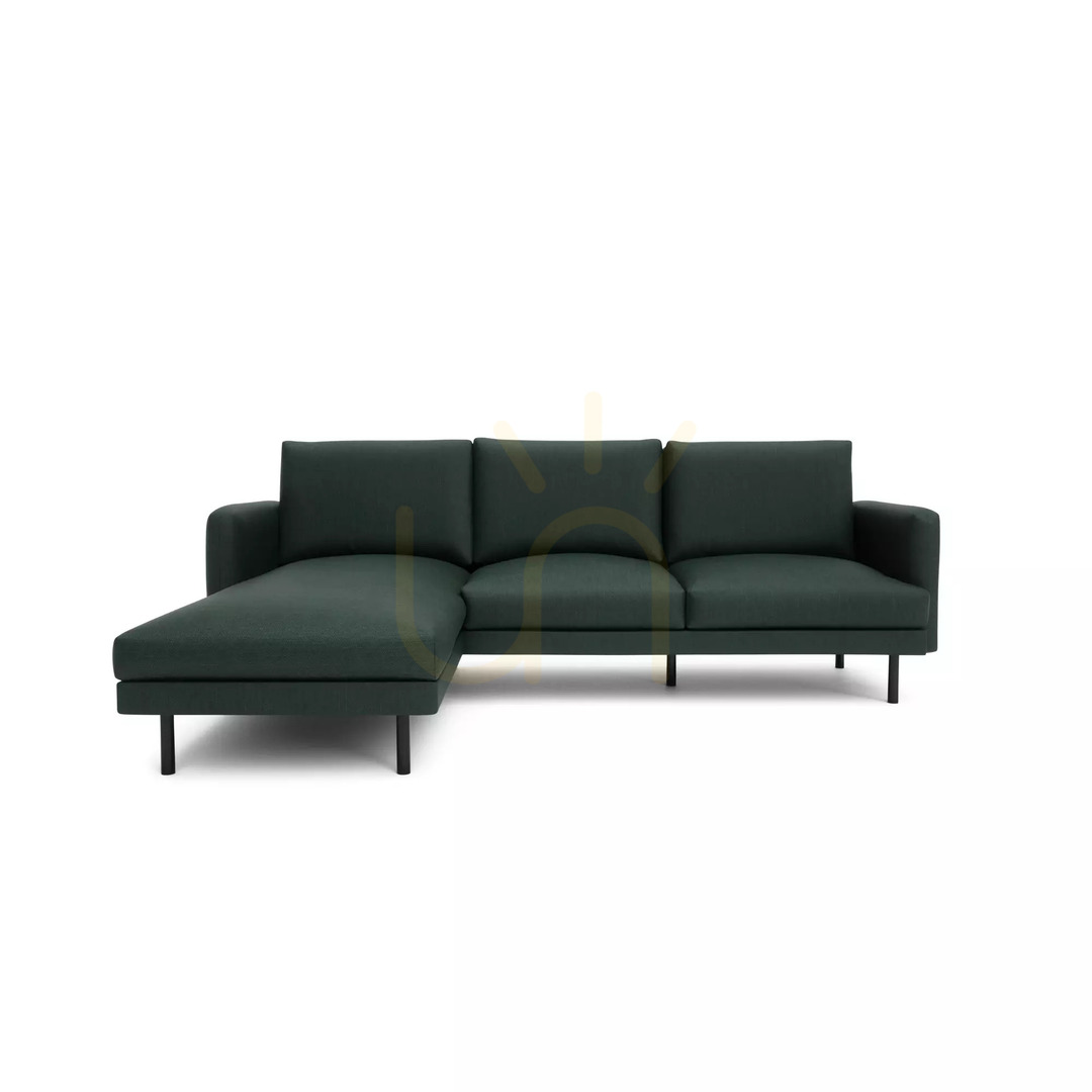 BRERA 4-Seater Corner Sofa (Left-Hand Side) – Green City Sofa