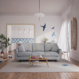Třímístná pohovka ALFAMA – City Sofa, šedá small 1