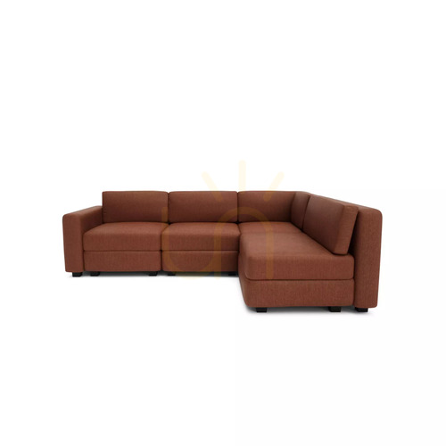 Kontrola Čtyřmístná rohová modulární pohovka GRACIA – barva terakota od City Sofa