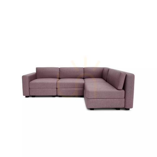 Kontrola Modulární rohová sedací souprava GRACIA pro 4 osoby – tlumeně růžová, City Sofa