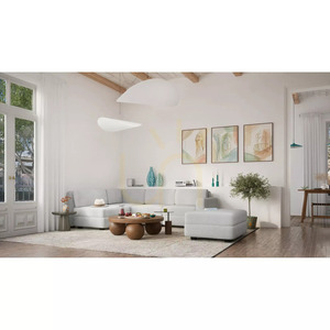 Modulární rohová sedací souprava GRACIA pro 4 osoby – Gray City Sofa small 6