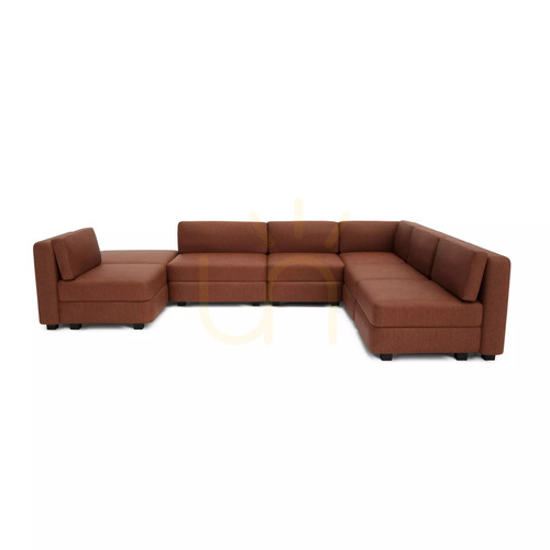 Kontrola Modulární pohovka GRACIA – ve tvaru písmene U, 160 x 340 x 230 cm – terakotová barva od City Sofa