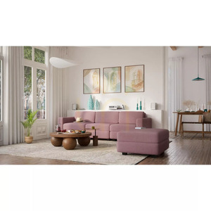 Modulární pohovka GRACIA – jeden modul – tělová růžová barva od City Sofa small 12