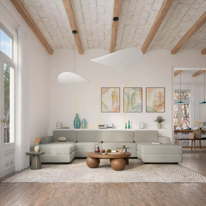 Modulární pohovka GRACIA – velký samostatný modul – béžovo-šedá pohovka City small 7